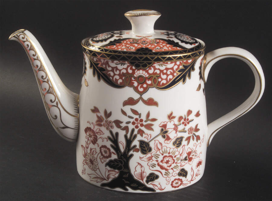 Kings (Newer Backstamp) Coffee Pot & Lid by Royal Crown Derby-1