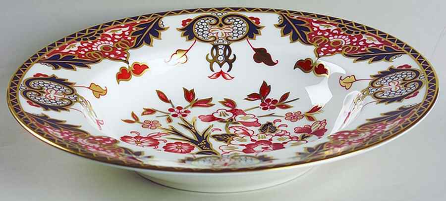 Kings (Newer Backstamp) Rim Soup Bowl by Royal Crown Derby-1