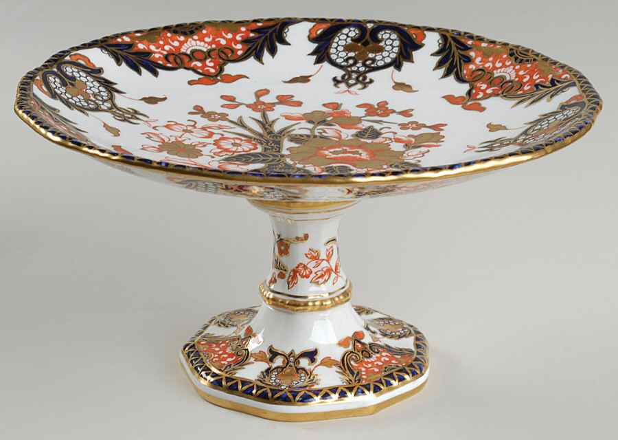 Kings (Newer Backstamp) Round Compote (Height X Width) by Royal Crown Derby-1