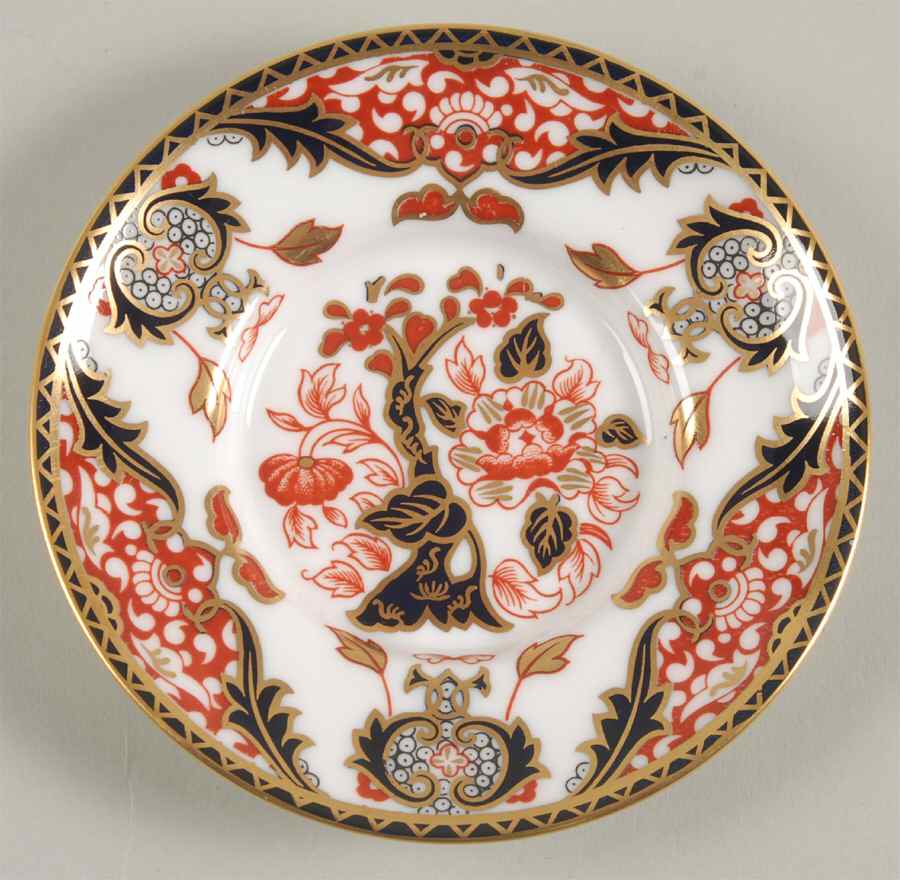 Kings (Newer Backstamp) Saucer for Flat Demitasse Cup by Royal Crown Derby-1