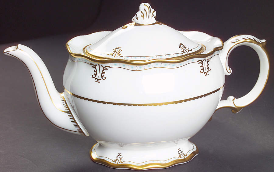 Lombardy Small Teapot & Lid by Royal Crown Derby-1