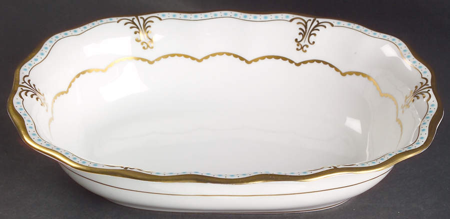 Lombardy 9" Oval Vegetable Bowl by Royal Crown Derby-1