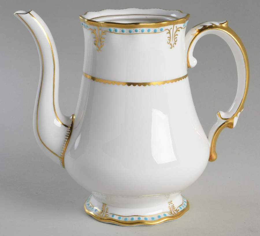 Lombardy Coffee Pot No Lid by Royal Crown Derby-1