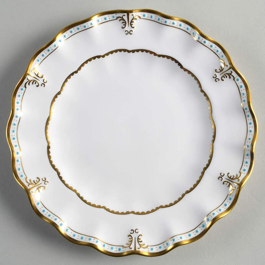 Lombardy Sheffield Dessert Plate by Royal Crown Derby-1