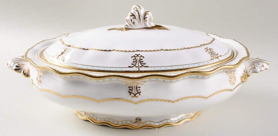 Lombardy Oval Covered Vegetable by Royal Crown Derby-1