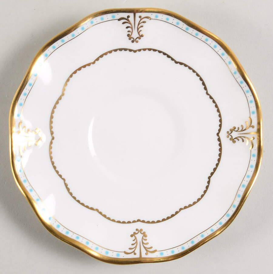 Lombardy Saucer by Royal Crown Derby-1