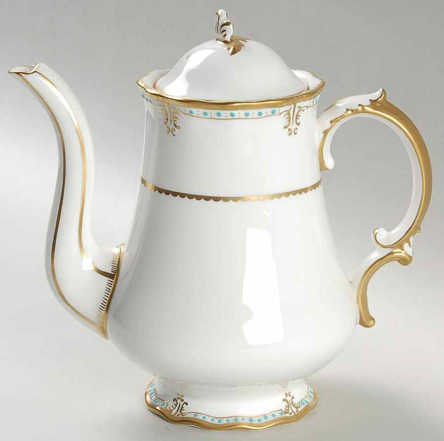 Lombardy Mini Coffee Pot & Lid by Royal Crown Derby-1