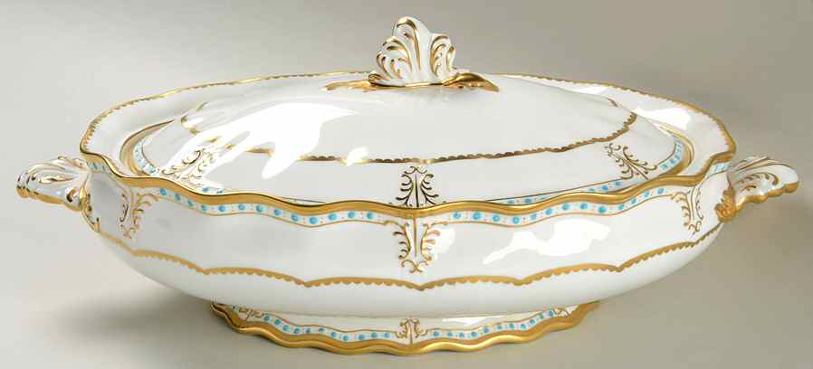 Lombardy Oval Covered Vegetable by Royal Crown Derby-1