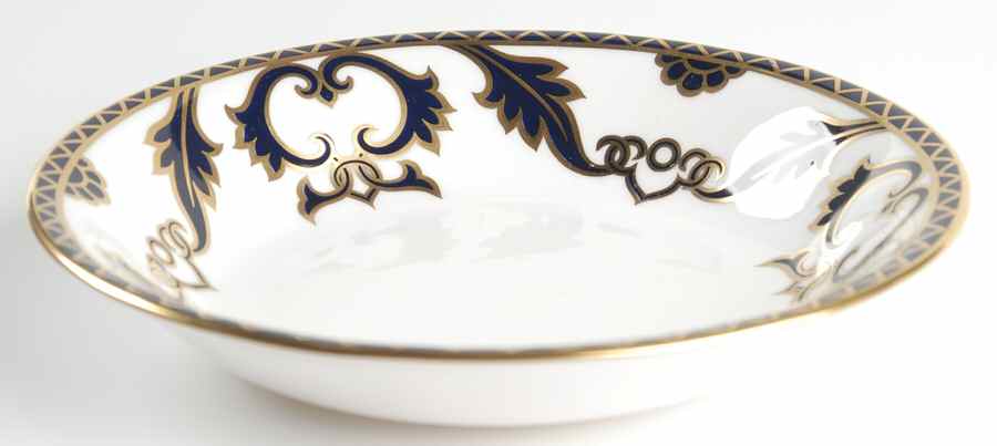 Majesty Cobalt Blue Coupe Cereal Bowl by Royal Crown Derby-1