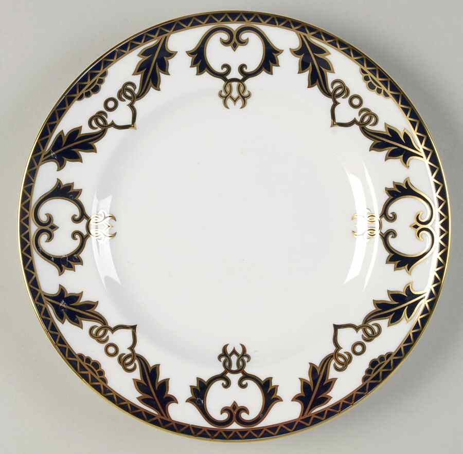 Majesty Cobalt Blue Salad Plate by Royal Crown Derby-1