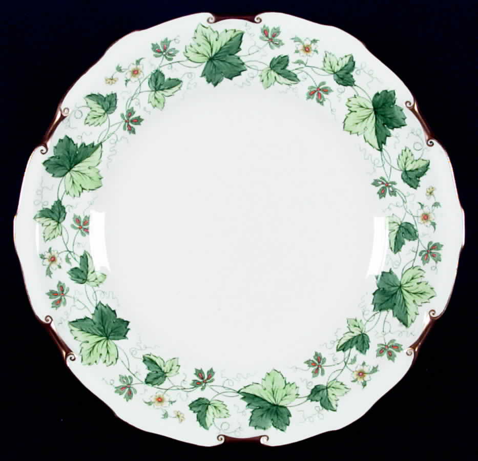 Maple Leaf Green Dinner Plate by Royal Crown Derby-1