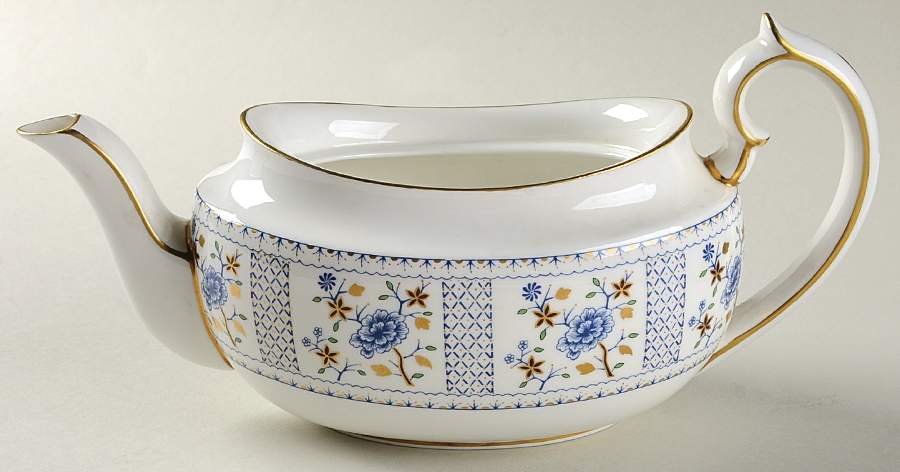 Mandarin Blue Mini Teapot No Lid by Royal Crown Derby-1