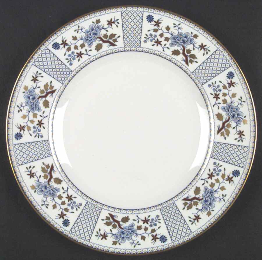 Mandarin Blue Dinner Plate by Royal Crown Derby-1