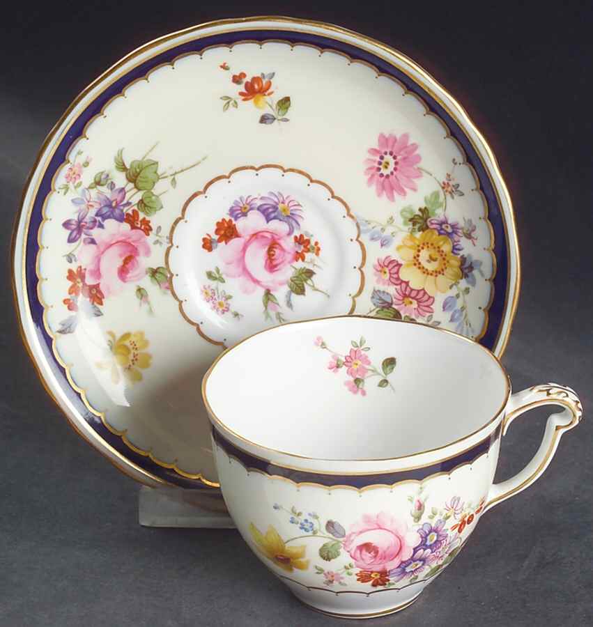 Matlock Flat Cup & Saucer Set by Royal Crown Derby-1
