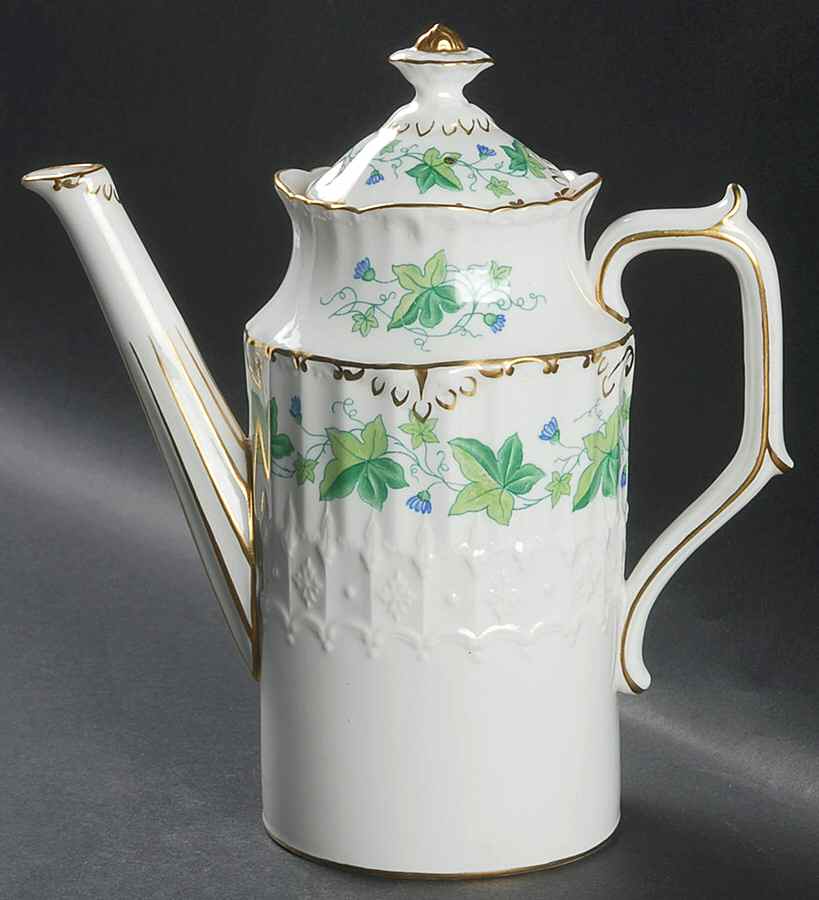 Medway (Burford) Mini Coffee Pot & Lid by Royal Crown Derby-1