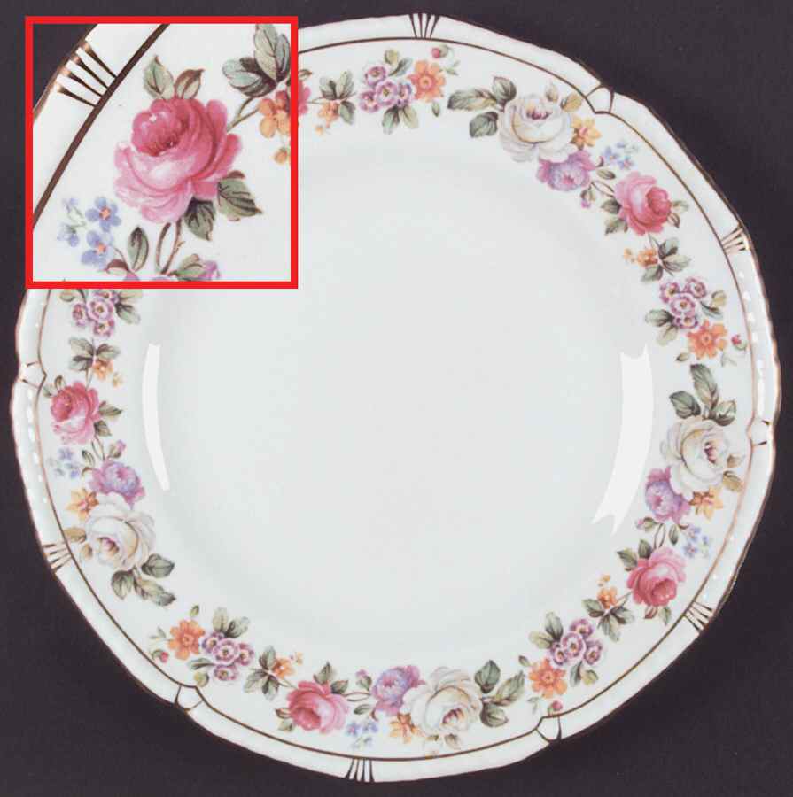 Melody Dinner Plate by Royal Crown Derby-1