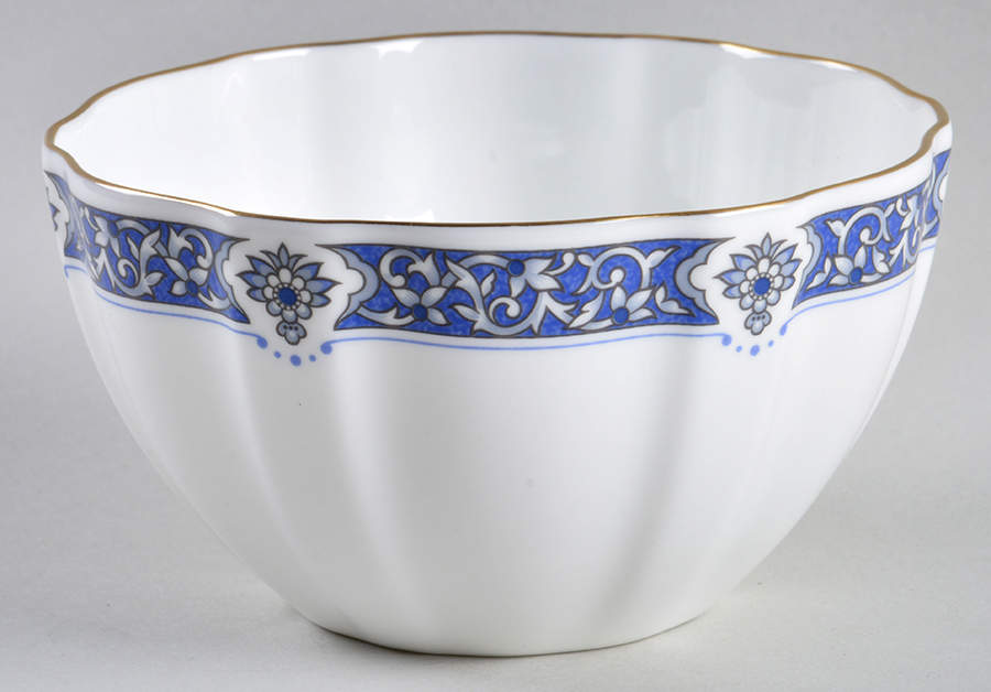 Milldale (Gold) Open Sugar Bowl by Royal Crown Derby-1