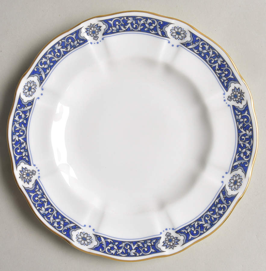 Milldale (Gold) Bread & Butter Plate by Royal Crown Derby-1