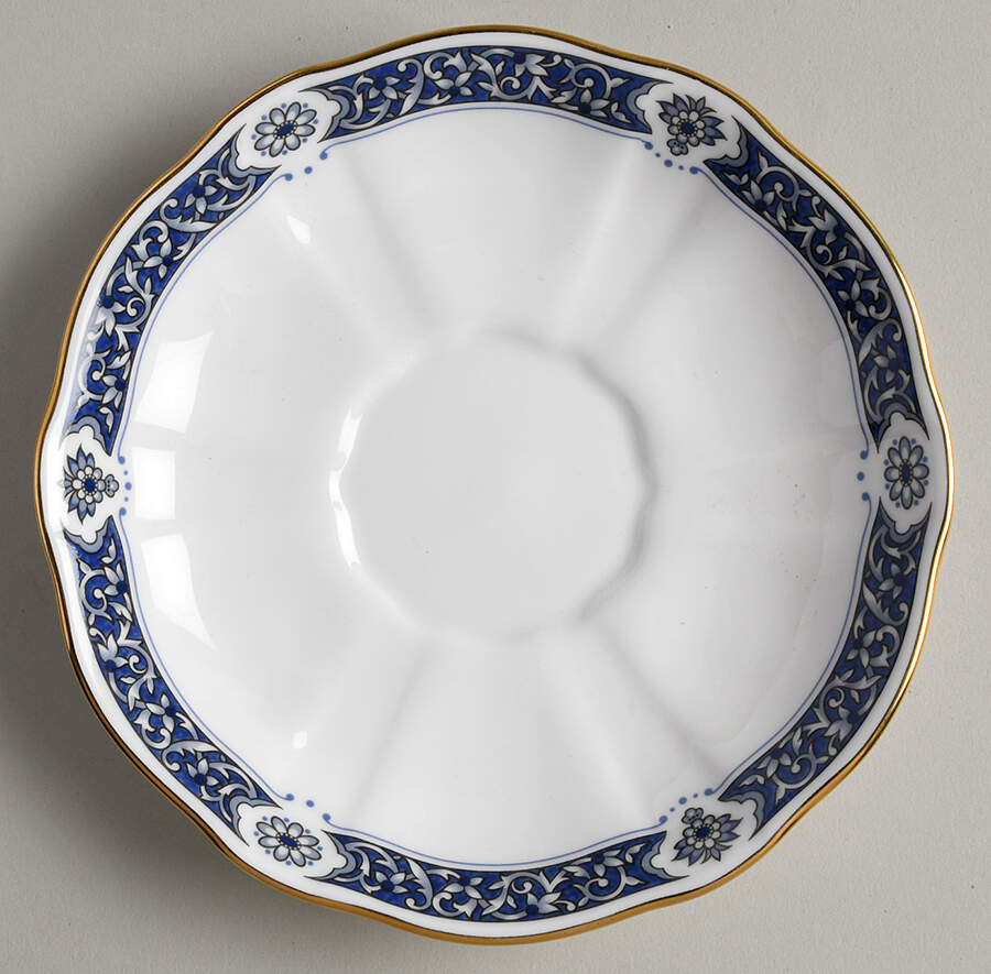 Milldale (Gold) Saucer by Royal Crown Derby-1