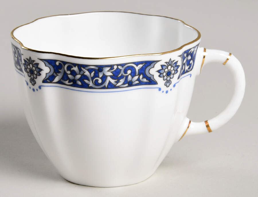 Milldale (Gold) Flat Cup by Royal Crown Derby-1