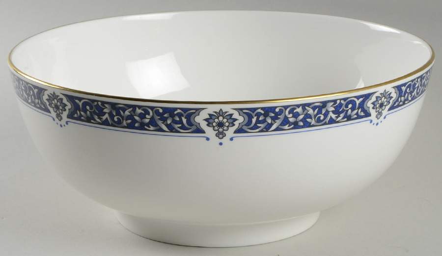 Milldale (Gold) 9" Salad Serving Bowl by Royal Crown Derby-1