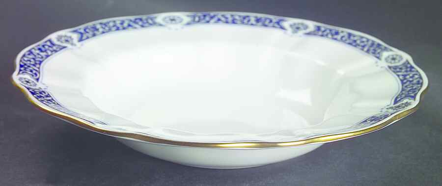 Milldale (Gold) Rim Soup Bowl by Royal Crown Derby-1