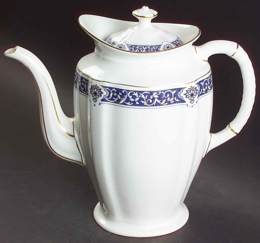 Milldale (Gold) Coffee Pot & Lid by Royal Crown Derby-1