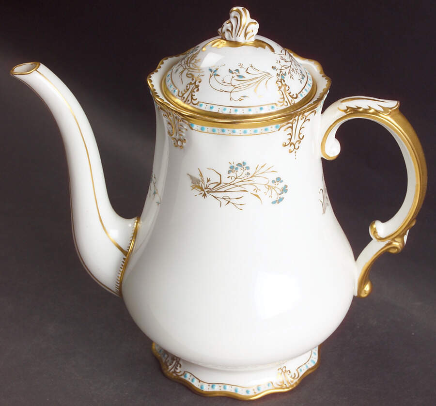 Normandie Coffee Pot & Lid by Royal Crown Derby-1
