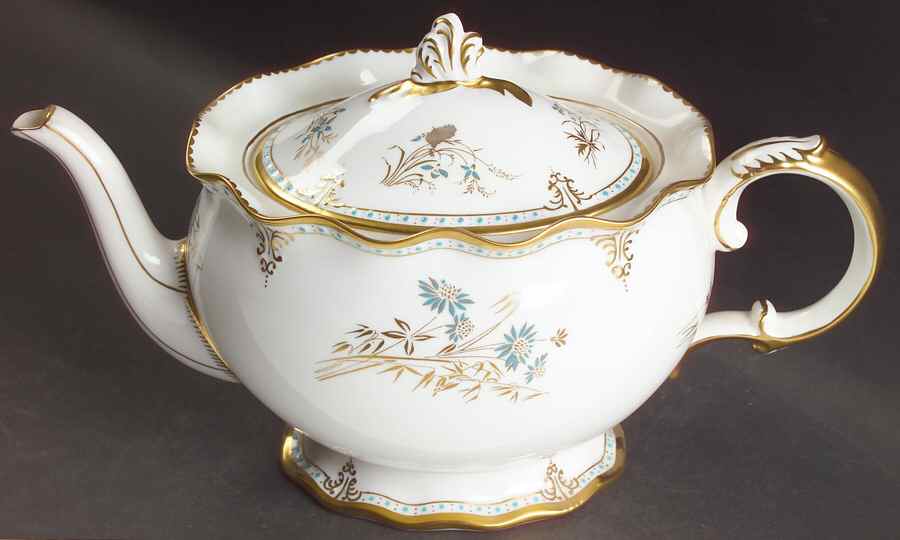 Normandie Teapot & Lid by Royal Crown Derby-1