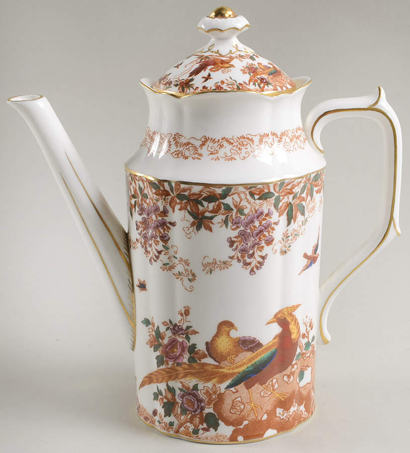 Olde Avesbury (Ely Chelsea Shape) Coffee Pot & Lid by Royal Crown Derby-1