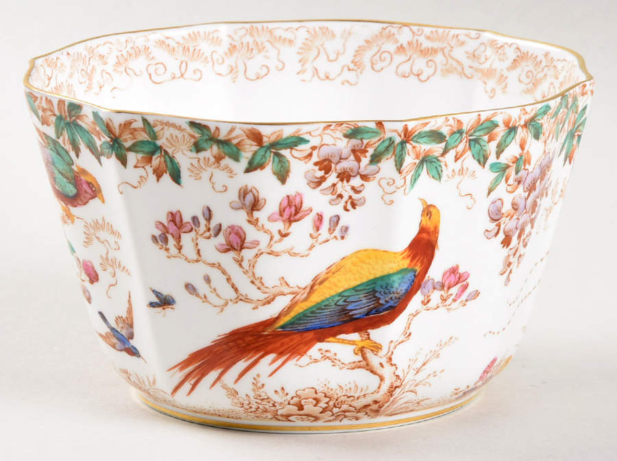 Olde Avesbury (Ely Chelsea Shape) Open Sugar Bowl by Royal Crown Derby-1