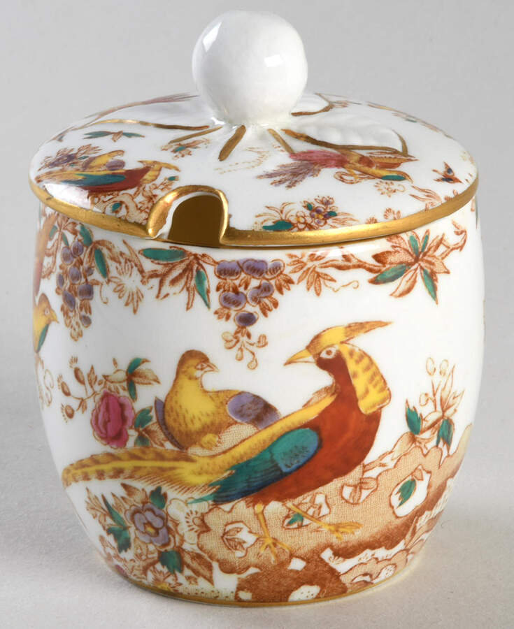 Olde Avesbury (Ely Chelsea Shape) Jam/Jelly & Lid by Royal Crown Derby-1