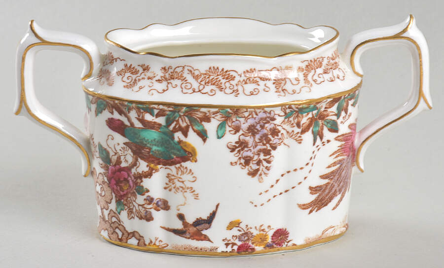 Olde Avesbury (Ely Chelsea Shape) Mini Sugar Bowl No Lid by Royal Crown Derby-1