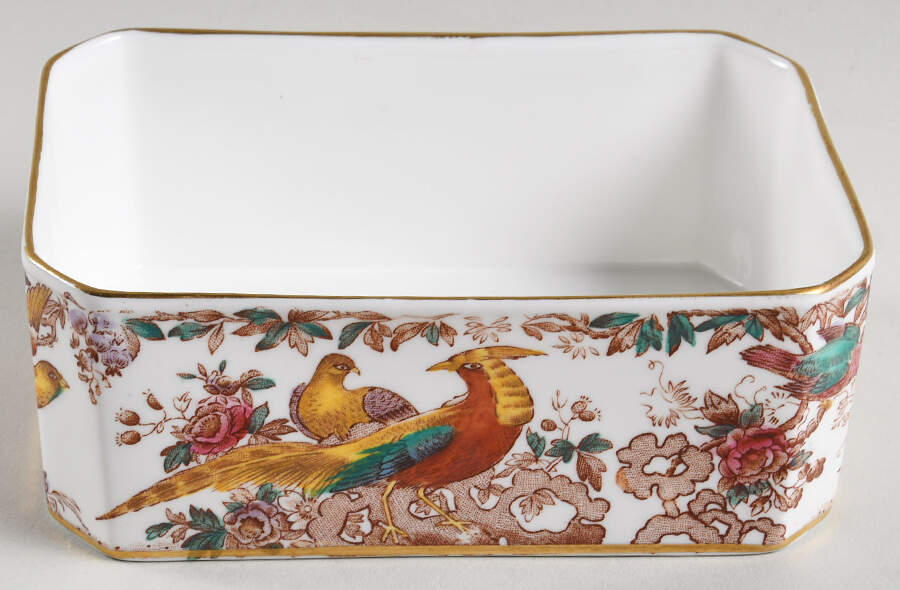 Olde Avesbury (Ely Chelsea Shape) Cigarette Box No Lid by Royal Crown Derby-1