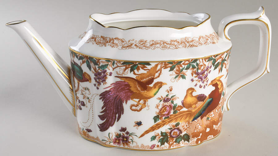 Olde Avesbury (Ely Chelsea Shape) Teapot No Lid by Royal Crown Derby-1