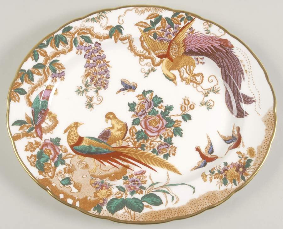 Olde Avesbury (Ely Chelsea Shape) 13" Oval Serving Platter by Royal Crown Derby-1