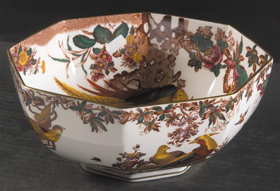 Olde Avesbury (Ely Chelsea Shape) 7" Octagonal Serving Bowl by Royal Crown Derby-1