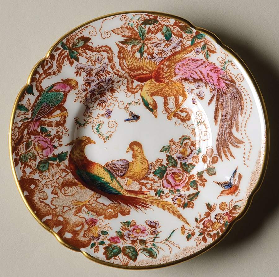 Olde Avesbury (Ely Chelsea Shape) Saucer for Flat Demitasse Cup by Royal Crown Derby-1