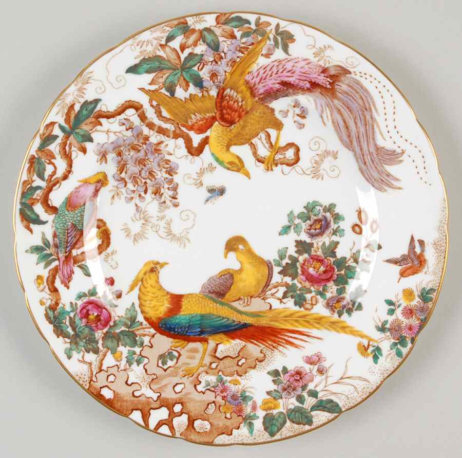 Olde Avesbury (Ely Chelsea Shape) Dessert/Pie Plate by Royal Crown Derby-1