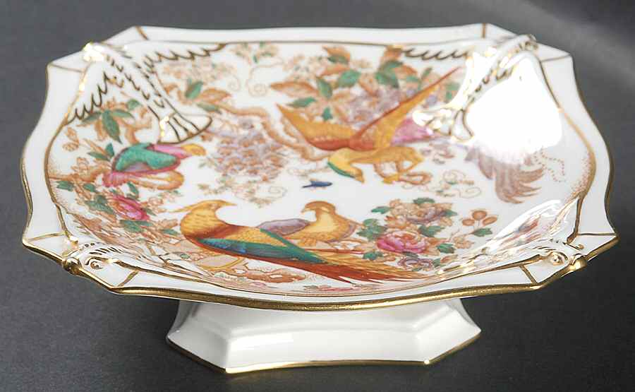 Olde Avesbury (Ely Chelsea Shape) Dolphin Tray by Royal Crown Derby-1