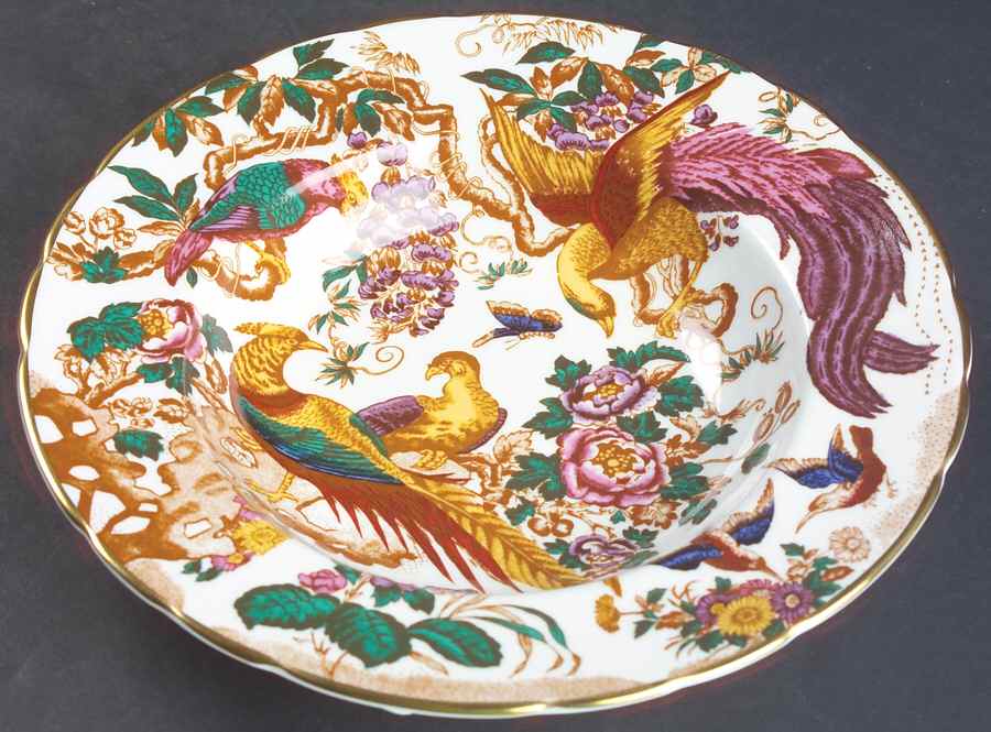 Olde Avesbury (Ely Chelsea Shape) Rim Soup Bowl by Royal Crown Derby-1