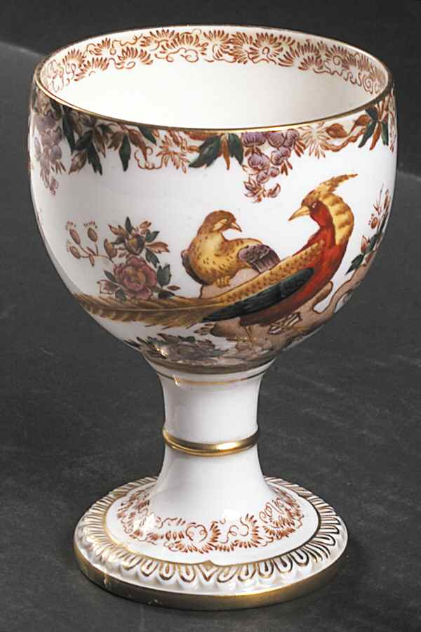 Olde Avesbury (Ely Chelsea Shape) China Goblet by Royal Crown Derby-1