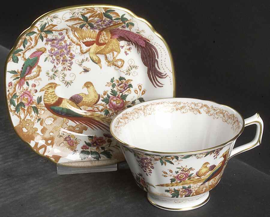 Olde Avesbury (Ely Chelsea Shape) Breakfast Cup & Saucer Set by Royal Crown Derby-1