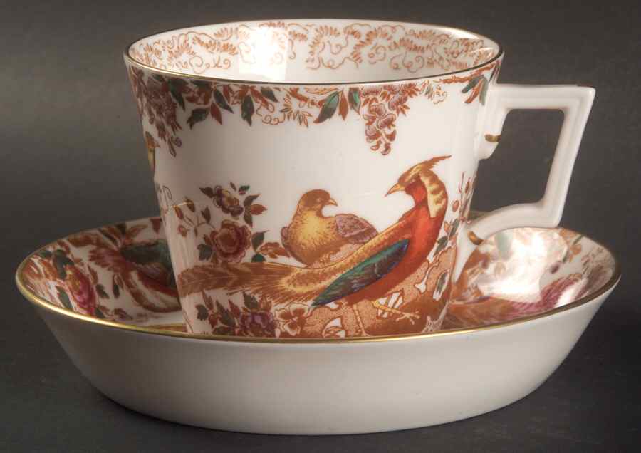 Olde Avesbury (Ely Chelsea Shape) Oversized Cup & Saucer Set by Royal Crown Derby-1