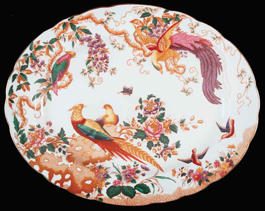 Olde Avesbury (Ely Chelsea Shape) 15" Oval Serving Platter by Royal Crown Derby-1