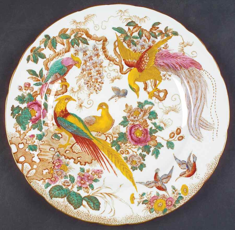 Olde Avesbury (Ely Chelsea Shape) Luncheon Plate by Royal Crown Derby-1