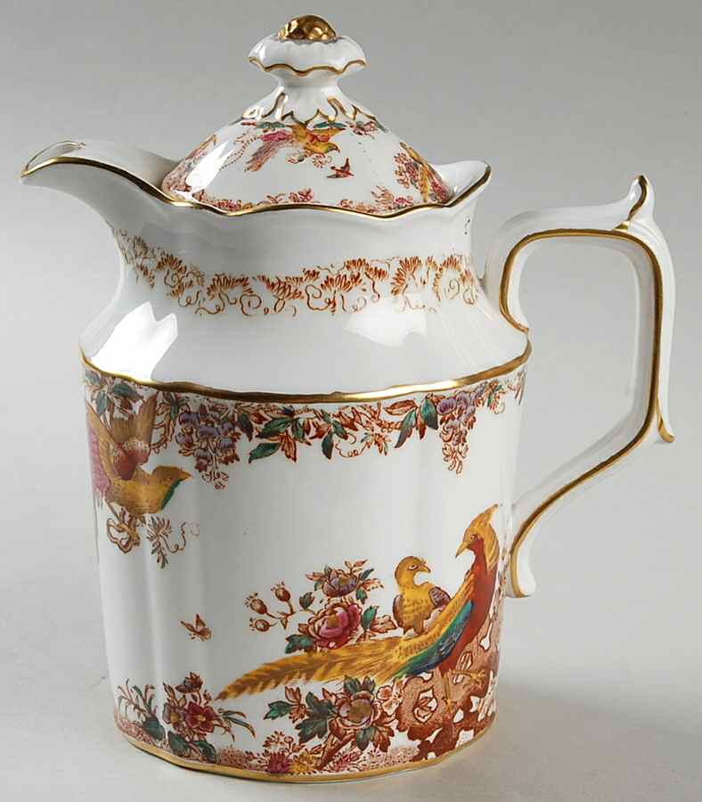 Olde Avesbury (Ely Chelsea Shape) Hot Water Jug & Lid by Royal Crown Derby-1