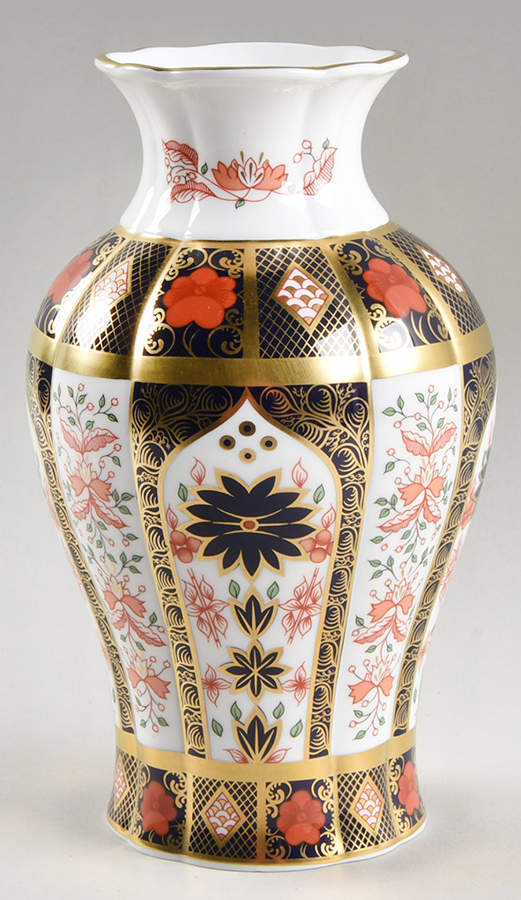 Old Imari 8" Vase by Royal Crown Derby-1