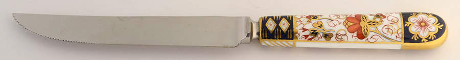 Old Imari Small Dinner Knife by Royal Crown Derby-1