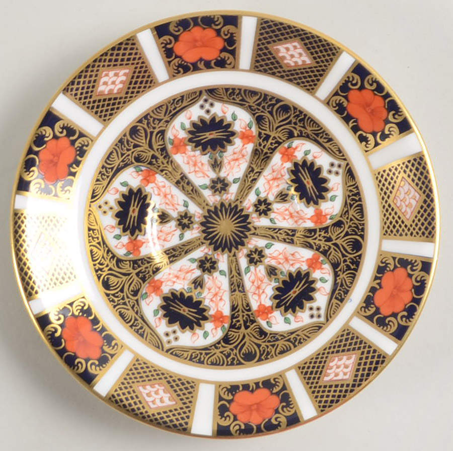 Old Imari Saucer for Footed Cup by Royal Crown Derby-1